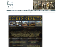Tablet Screenshot of galeriacerrito.com